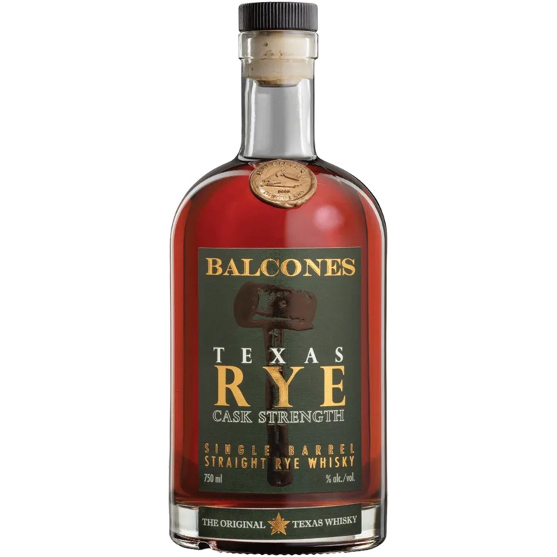 Balcones Texas Rye Cask Strength Whiskey