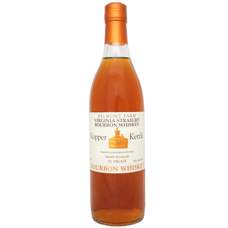 Belmont Farm Kopper Kettle Virginia Straight Bourbon Whiskey