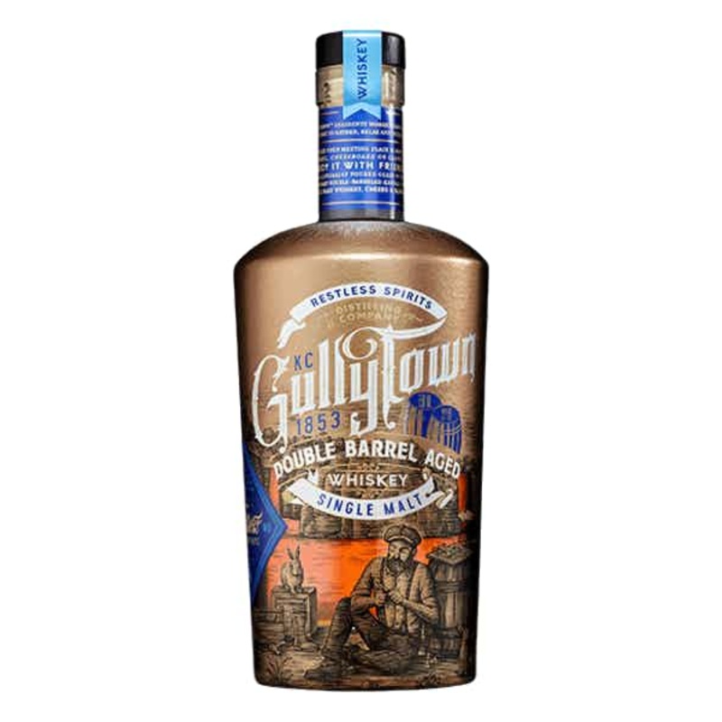 GullyTown Double Barrel Aged Single Malt Whiskey