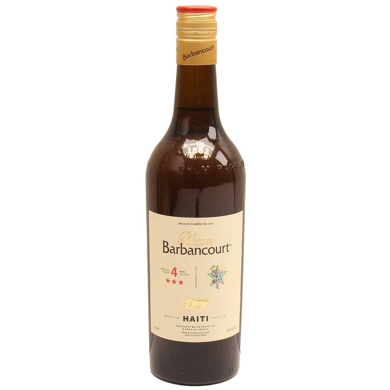 Barbancourt 3 Stars 4 Year Old Bottle Style | 700ML