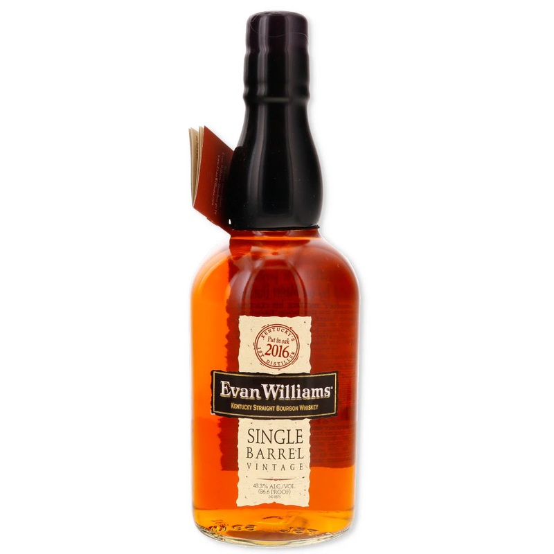 Evan Williams Single Barrel Vintage Bourbon 2016