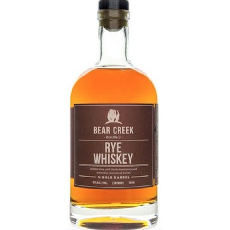 Bear Creek Distillery Rye Whiskey