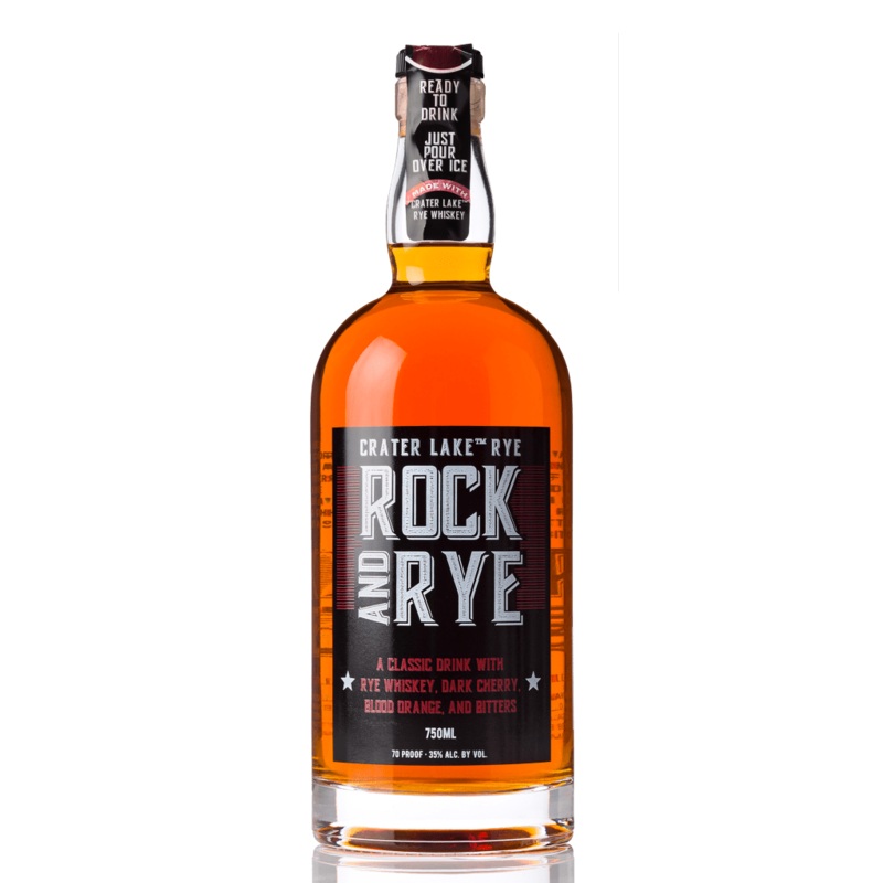Crater Lake Rock and Rye Whiskey