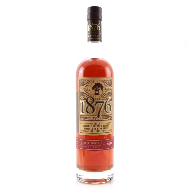 1876 Texas Port barrel Finish Straight Bourbon Whiskey