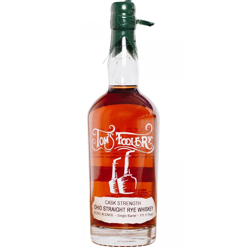 Tom's Foolery Cask Strength Ohio Straight Rye Whiskey