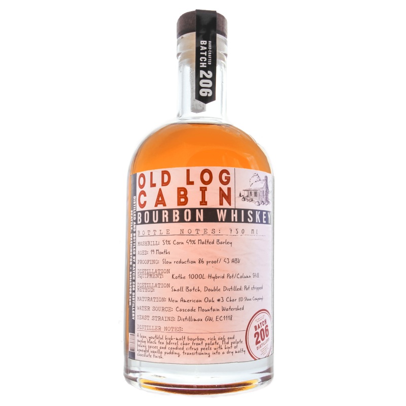 Batch 206 Old Log Cabin Bourbon Whiskey