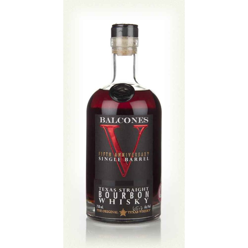 Balcones 5th Anniversary Single Barrel 2nd Release Texas Straight Bourbon Whisky