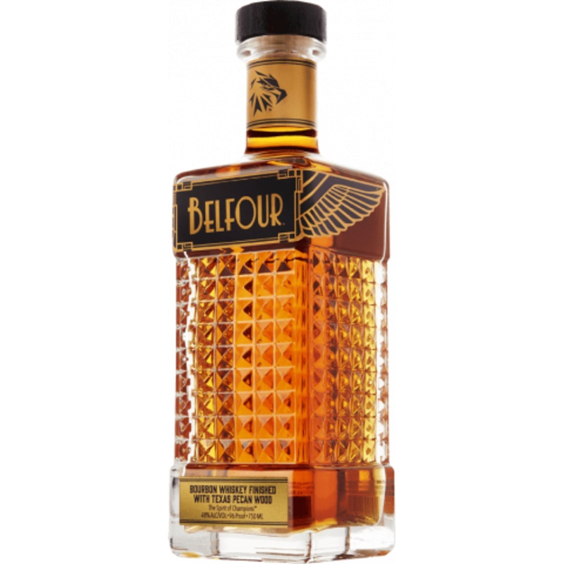 Belfour Spirits Finished with Texas Pecan Wood Bourbon Whiskey