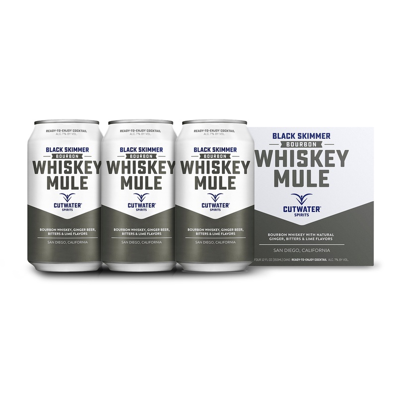 Cutwater | Black Skimmer Bourbon Whiskey Mule (4) Pack Cans