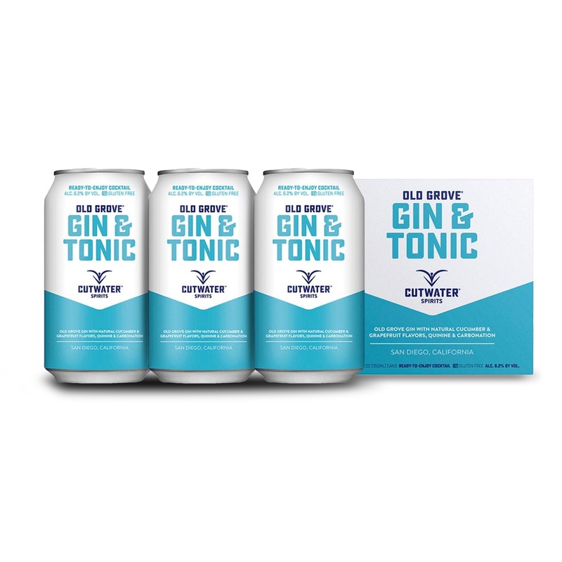 Cutwater | Old Grove Gin and Tonic (4) Pack Cans