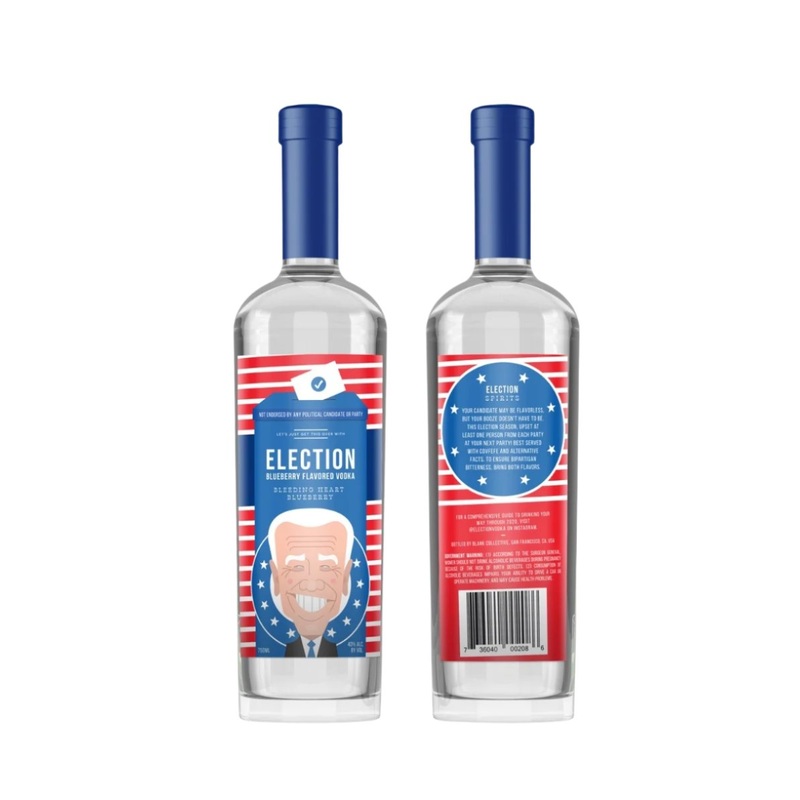 Election Spirits | Bleeding Heart Blueberry Vodka | THE CHALLENGER | Biden 2020