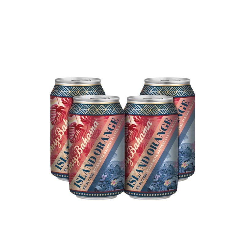 Tommy Travelers Island Orange (4) Pack Cans