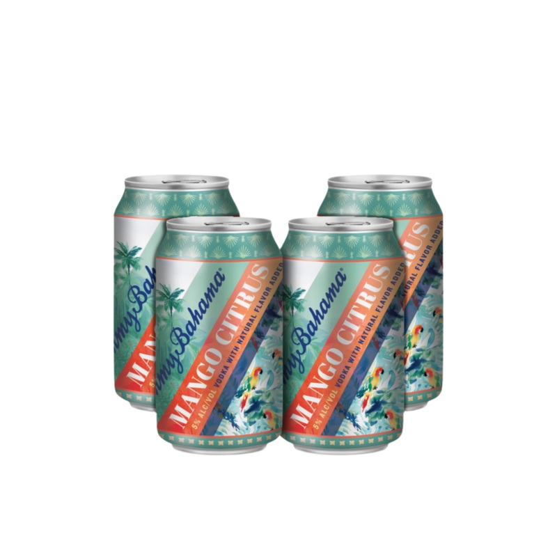 Tommy Travelers Mango Citrus (4) Pack Cans