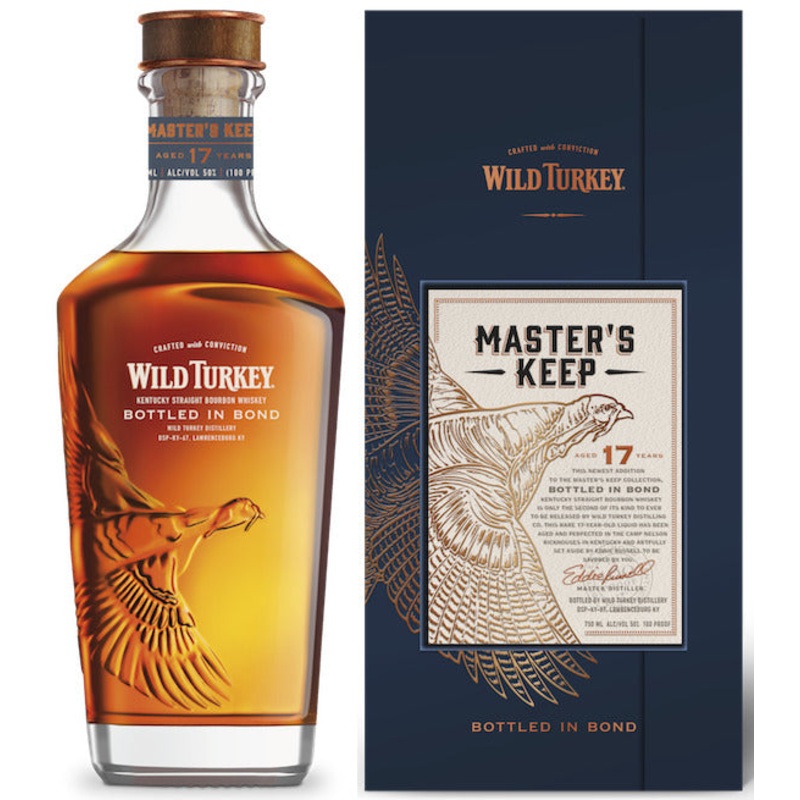 Wild Turkey Master's Keep Bottled In Bond 17 Year Old Kentucky Straight Bourbon Whiskey