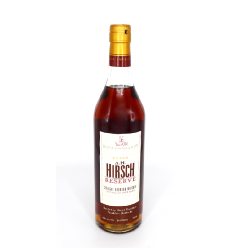 A.H. Hirsch Reserve 16 Year Old Gold Foil Straight Bourbon Whiskey