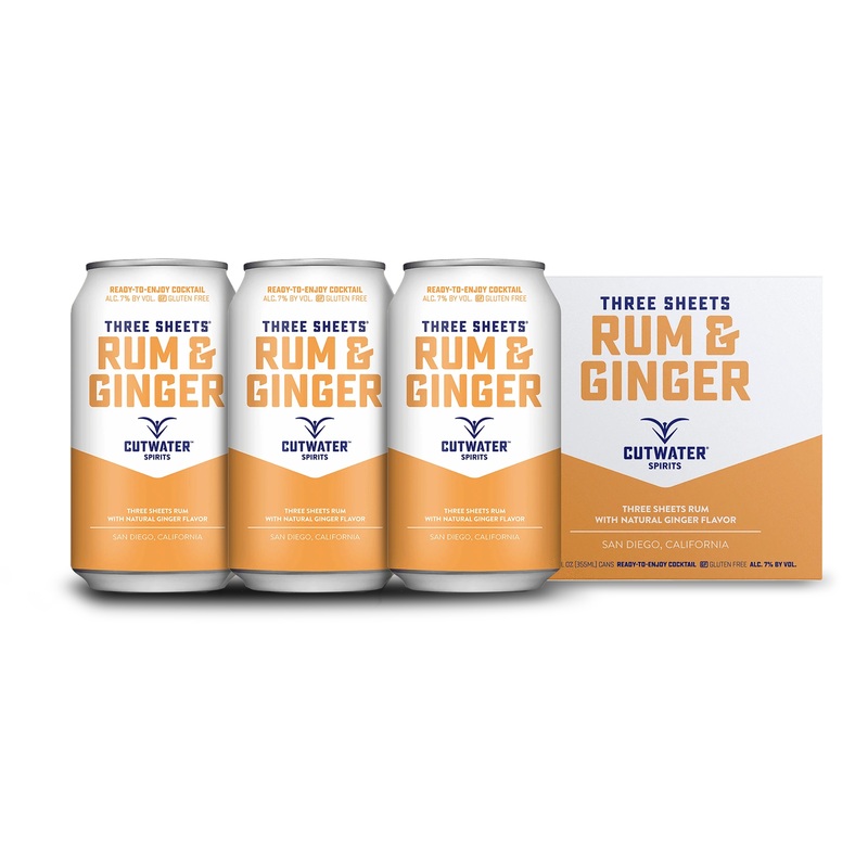 Cutwater | Three Sheets Rum & Ginger (4) Pack Cans