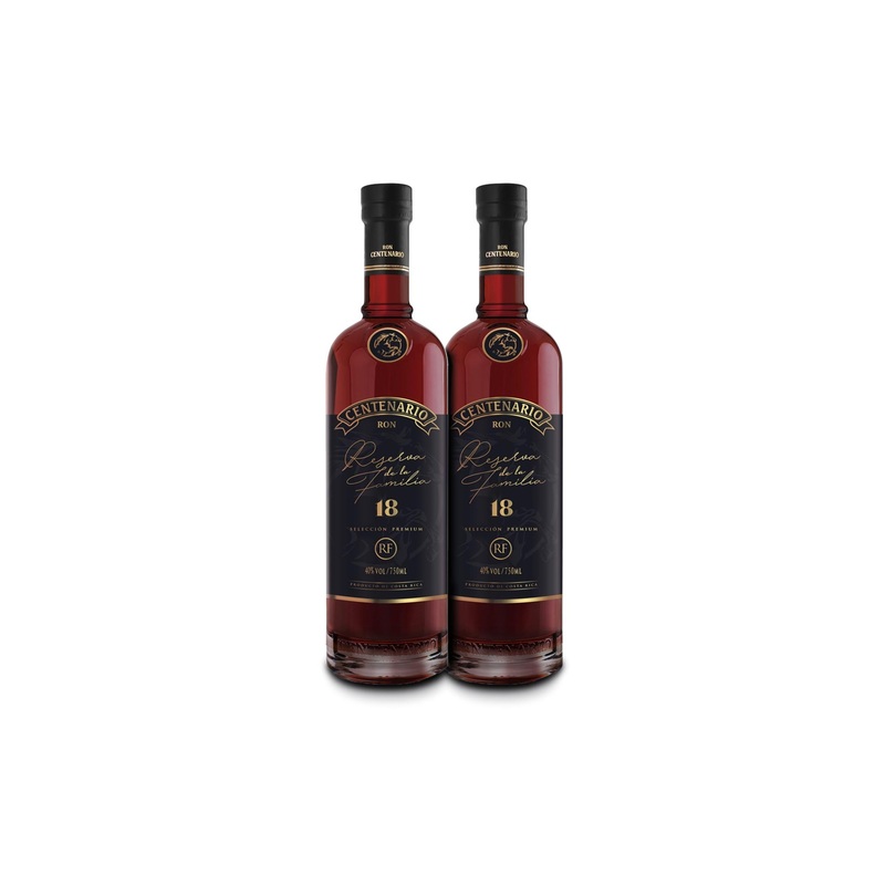 Ron Centenario 18 Reserva de la Familia Rum (2) Bottle Bundle