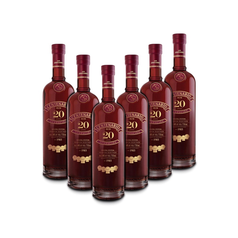 Ron Centenario 20 Fundacion Rum (6) Bottle Bundle