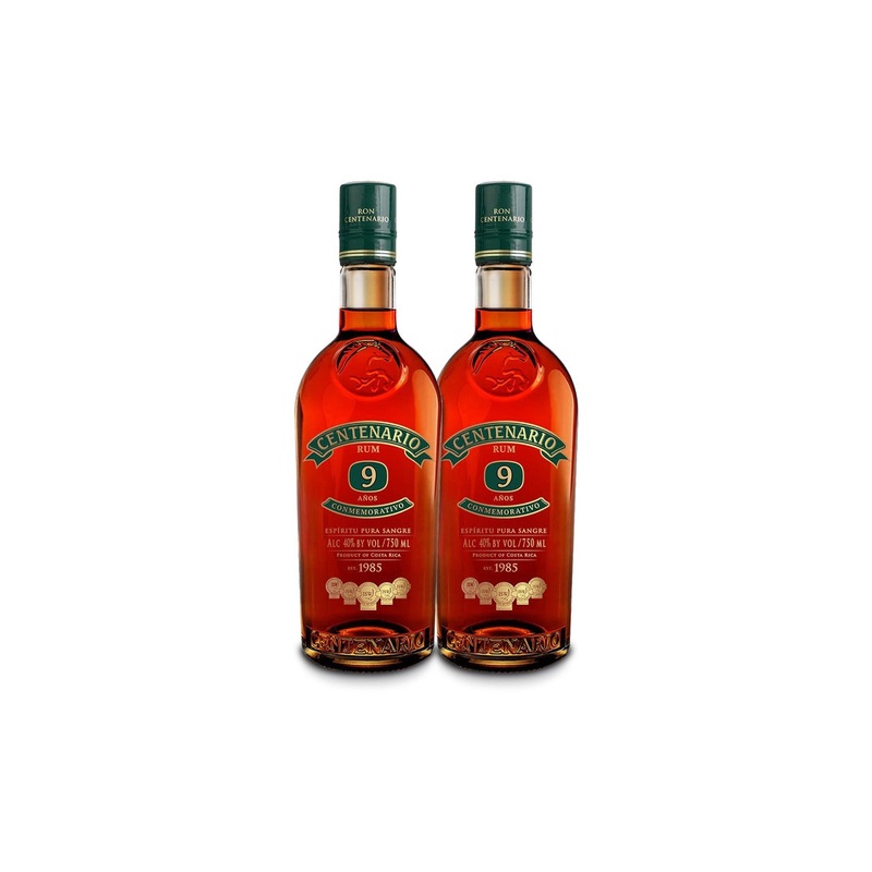 Ron Centenario 9 Conmemorativo Rum (2) Bottle Bundle