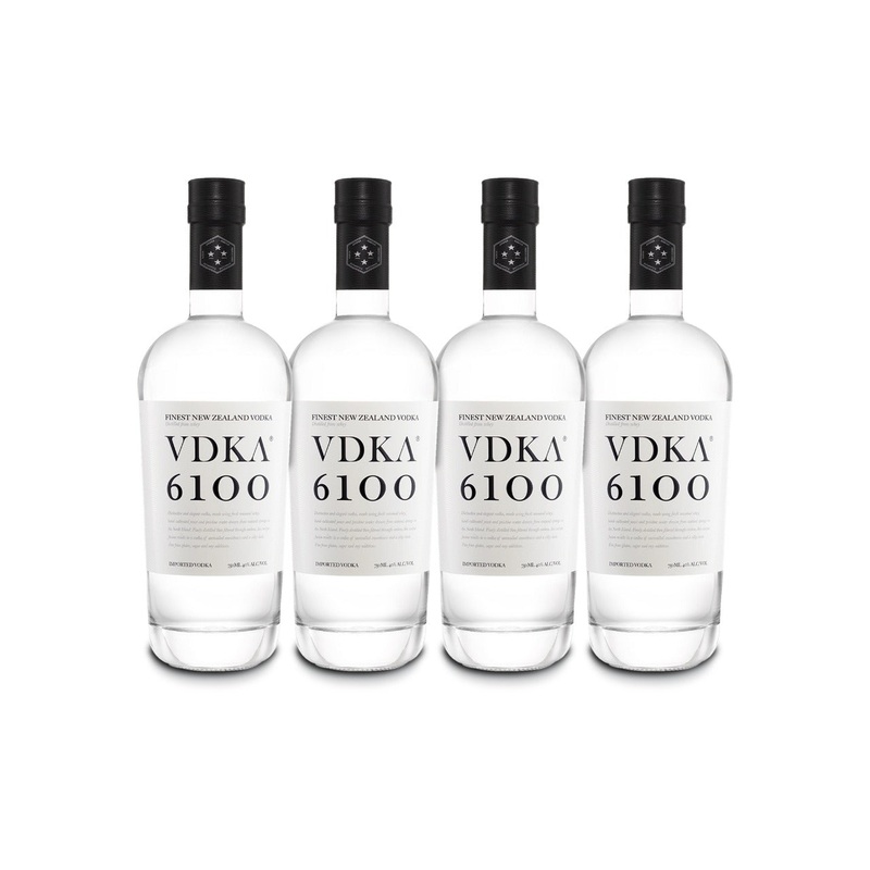 VDKA 6100 Vodka (4) Bottle Bundle