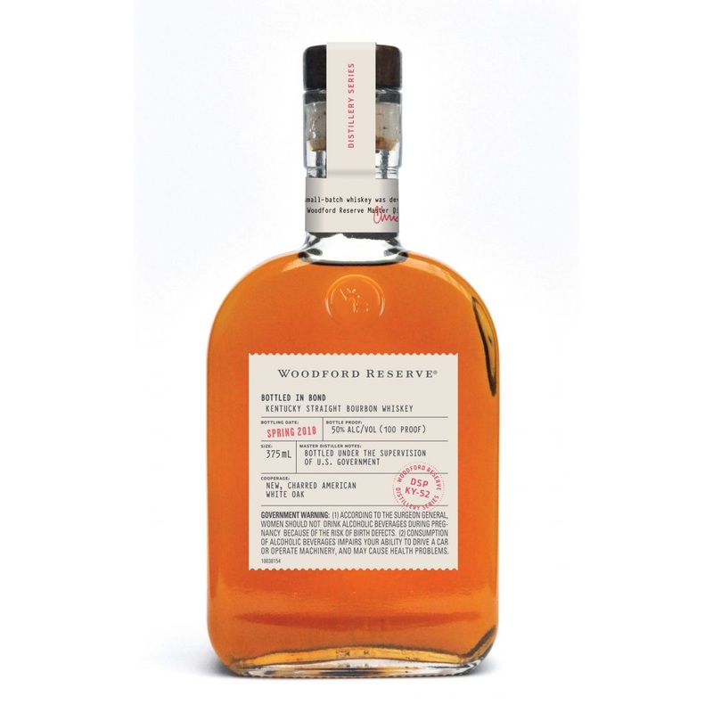 Woodford Reserve Bottled in Bond Bourbon Spring 2018 Kentucky Straight Bourbon Whiskey