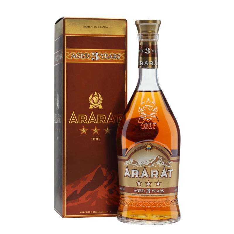 Ararat 3 Star 3 Year Old Armenian Brandy