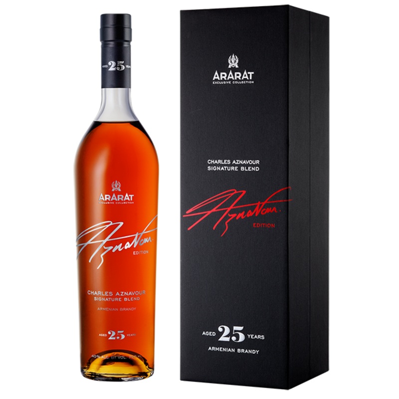 Ararat Aznavour Edition Charles Aznavour Signature Blend 25 Year Old Armenian Brandy