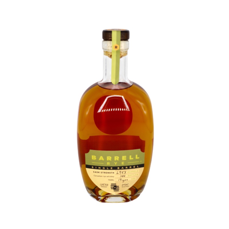 Barrell 13 Year Old Single Barrel Cask Strength 126.96 proof Rye Whiskey