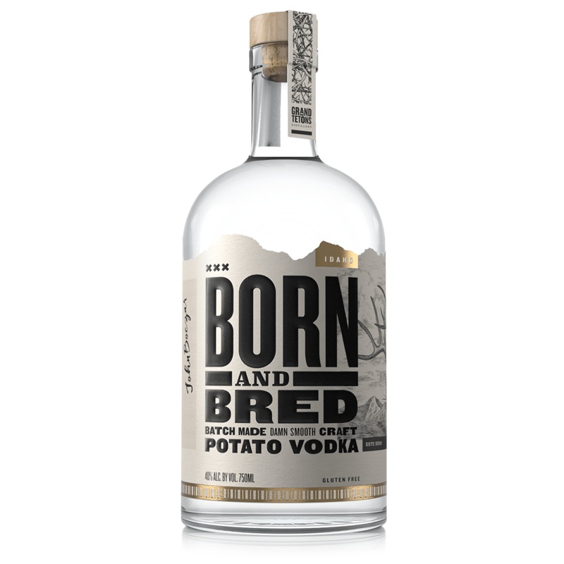 Born and Bred Batch Made Damn Smooth Craft Idaho Potato Vodka