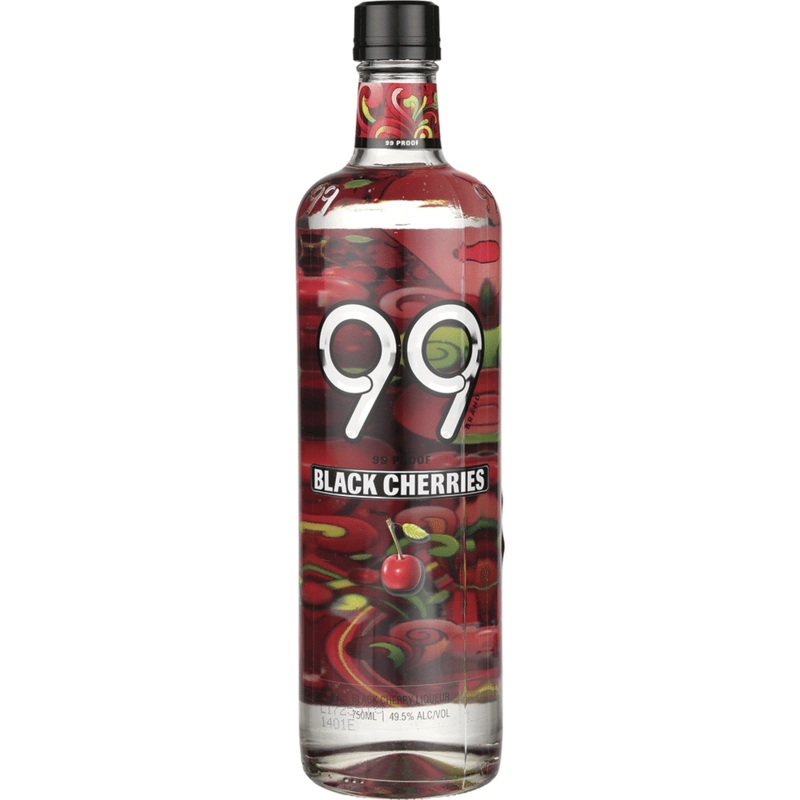 99 Black Cherries Schnapps 99 Proof Liqueur