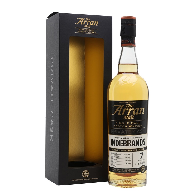 Arran Peated 2011 7 Year Old Private Cask for Indie Brands Island Single Malt Scotch Whisky | 700ML