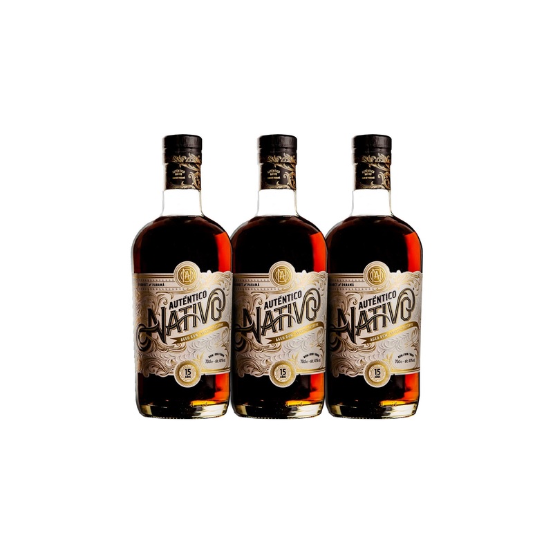 Autntico Nativo 15 Year Old Special Reserve Rum (3) Bottle Bundle