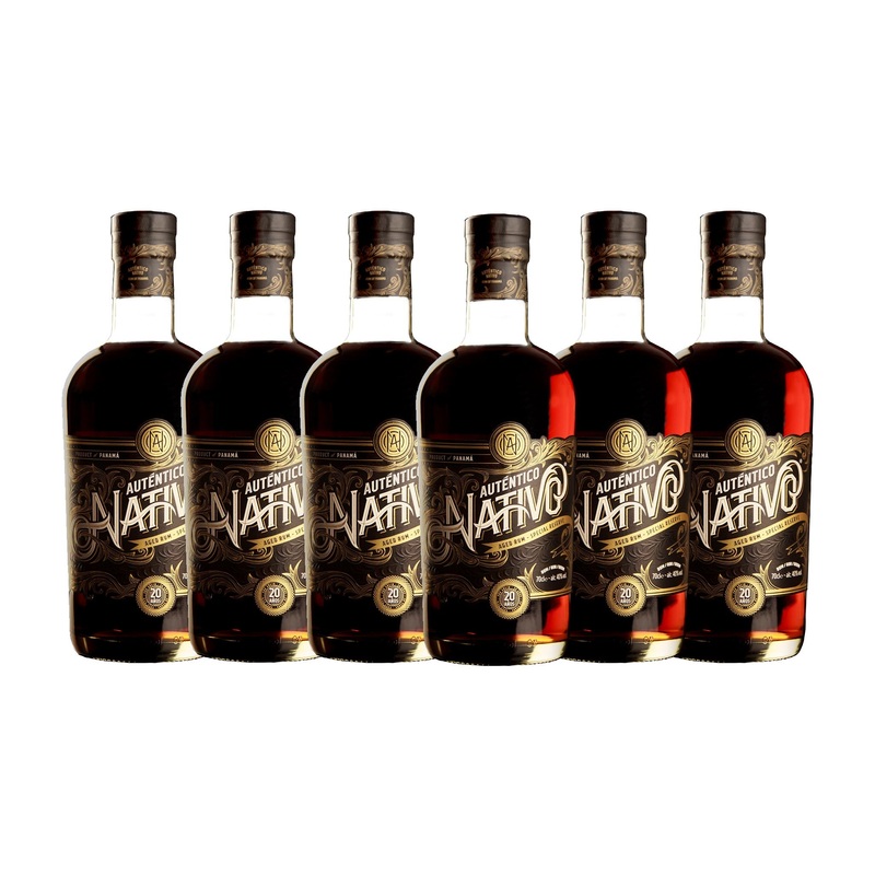Autntico Nativo 20 Year Rum (6) Bottle Bundle