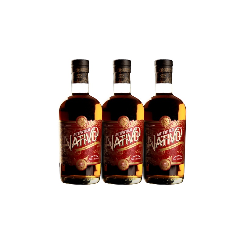 Autntico Nativo Overproof Rum (3) Bottle Bundle