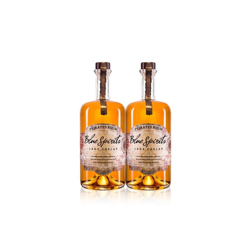 Blue Spirits Peirates Rhum (2) Bottle Bundle