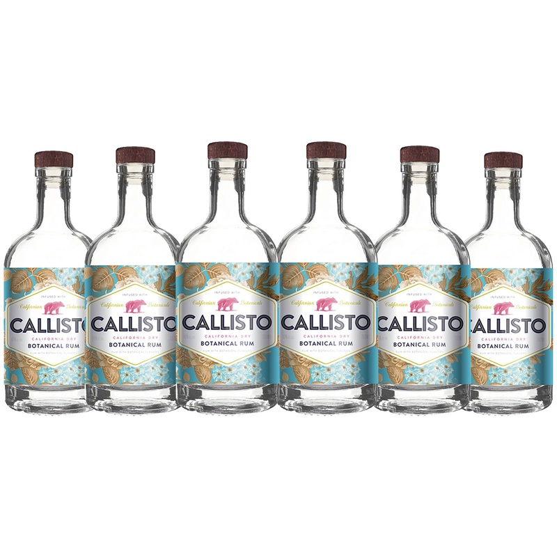 Callisto Californian Dry Botanical Rum (6) Bottle Bundle