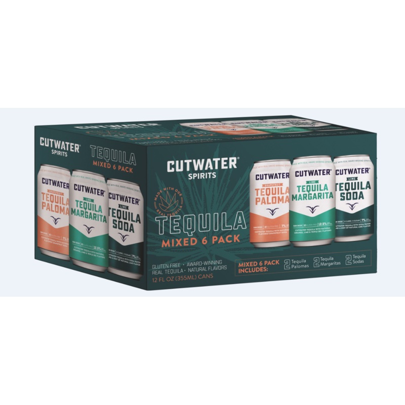Cutwater Spirits Tequila Mixed 6 Pack Cans