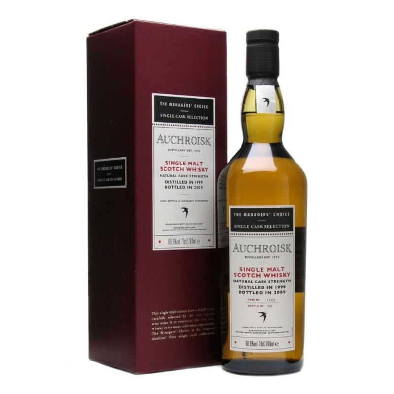 Auchroisk 1999 9 Year Old Managers' Choice Sherry Cask Speyside Single Malt Scotch Whisky | 700ML