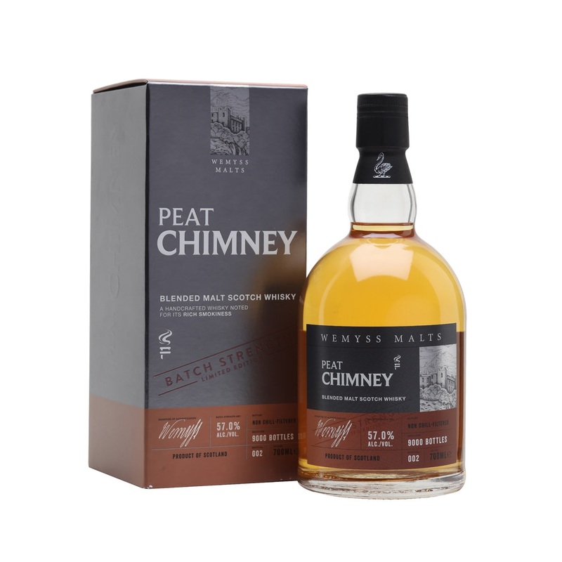 Wemyss Malts Peat Chimney Cask Strength Batch No 002 Blended Malt Scotch Whisky | 700ML