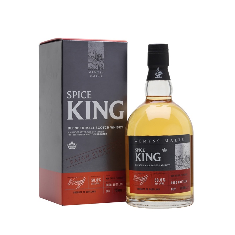 Wemyss Spice King Cask Strength Batch No 002 Blended Malt Scotch Whisky | 700ML