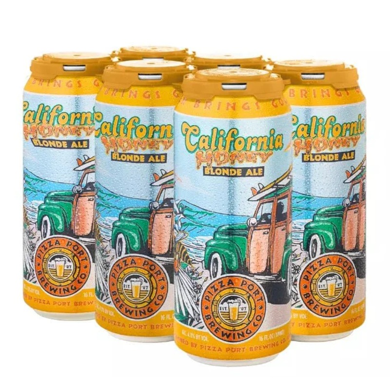 Pizza Port Brewing Co. California Honey Blonde Ale Beer | (6)*473ML