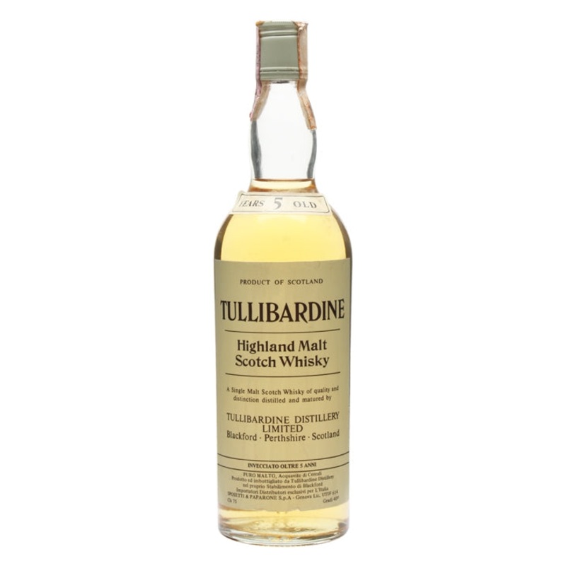 Tullibardine 5 Year Old Bot.1980s Highland Single Malt Scotch Whisky