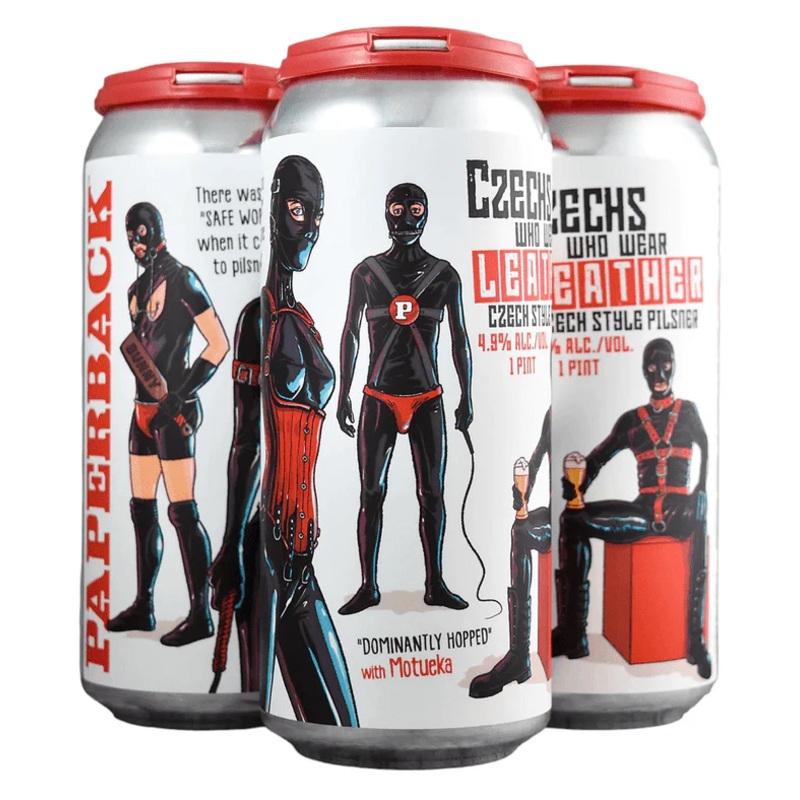 Paperback Brewing Co. Czechs Who Wear Leather Czech-Style Pilsner Beer | (4)*473ML