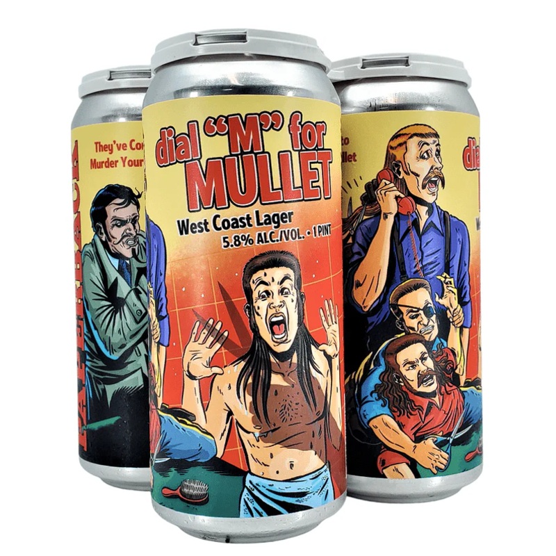 Paperback Brewing Co. Dial M Mullet West Coast Lager Beer | (4)*473ML