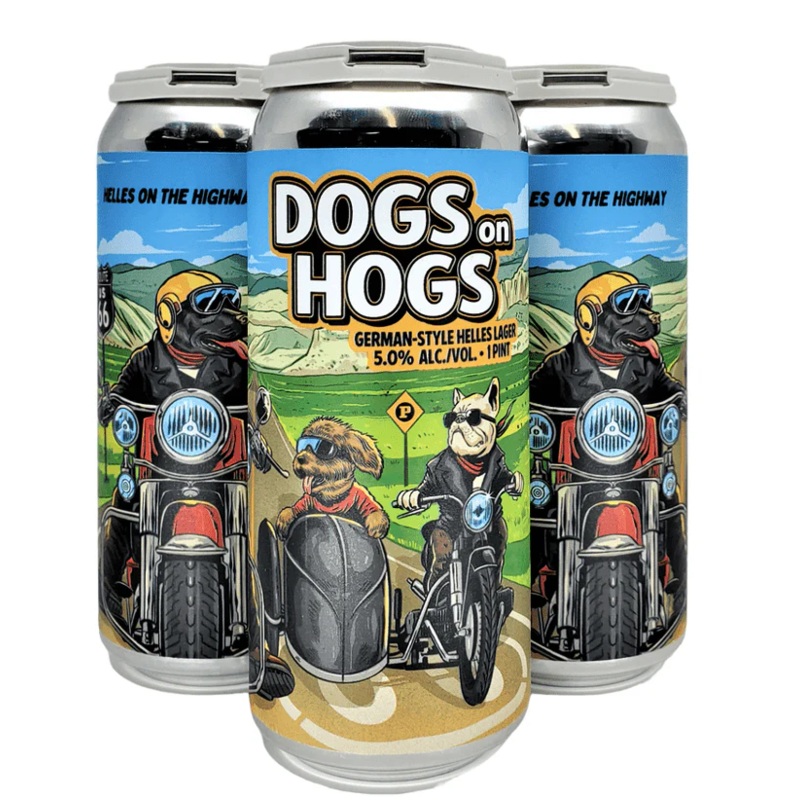 Paperback Brewing Co. Dogs on Hogs German-Style Lager Beer | (4)*473ML
