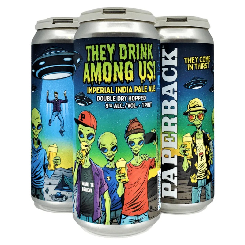 Paperback Brewing Co. They Drink Among Us! Imperial IPA Beer | (4)*473ML
