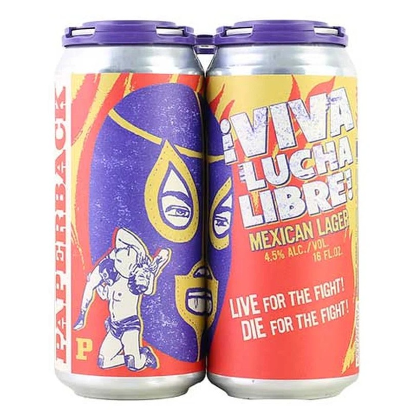 Paperback Brewing Co. Viva Lucha Libre! Mexican Lager | (4)*473ML