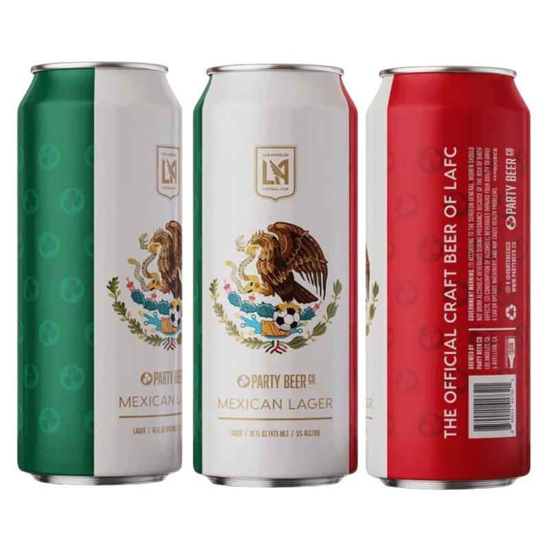 Party Beer Co. LAFC Mexican Lager Beer | (4)*473ML
