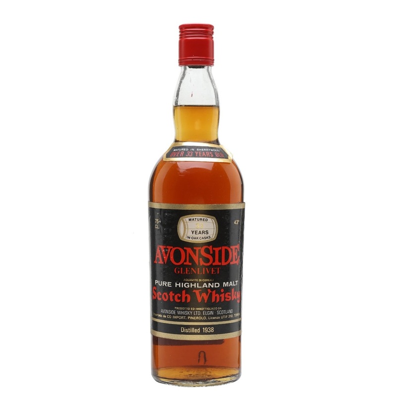 Avonside (Glenlivet) 1938 33 Year Old Sherry Cask Speyside Single Malt Scotch Whisky