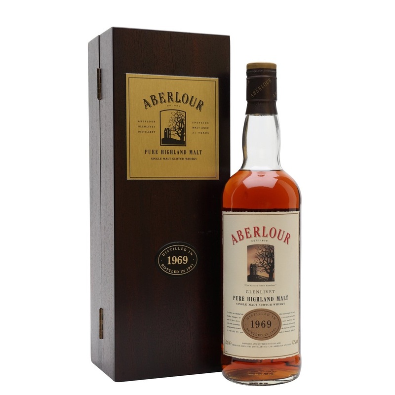 Aberlour 1969 21 Year Old Bot.1991 Sherry Cask Speyside Single Malt Scotch Whisky